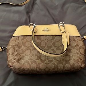 Coach brown and yellow